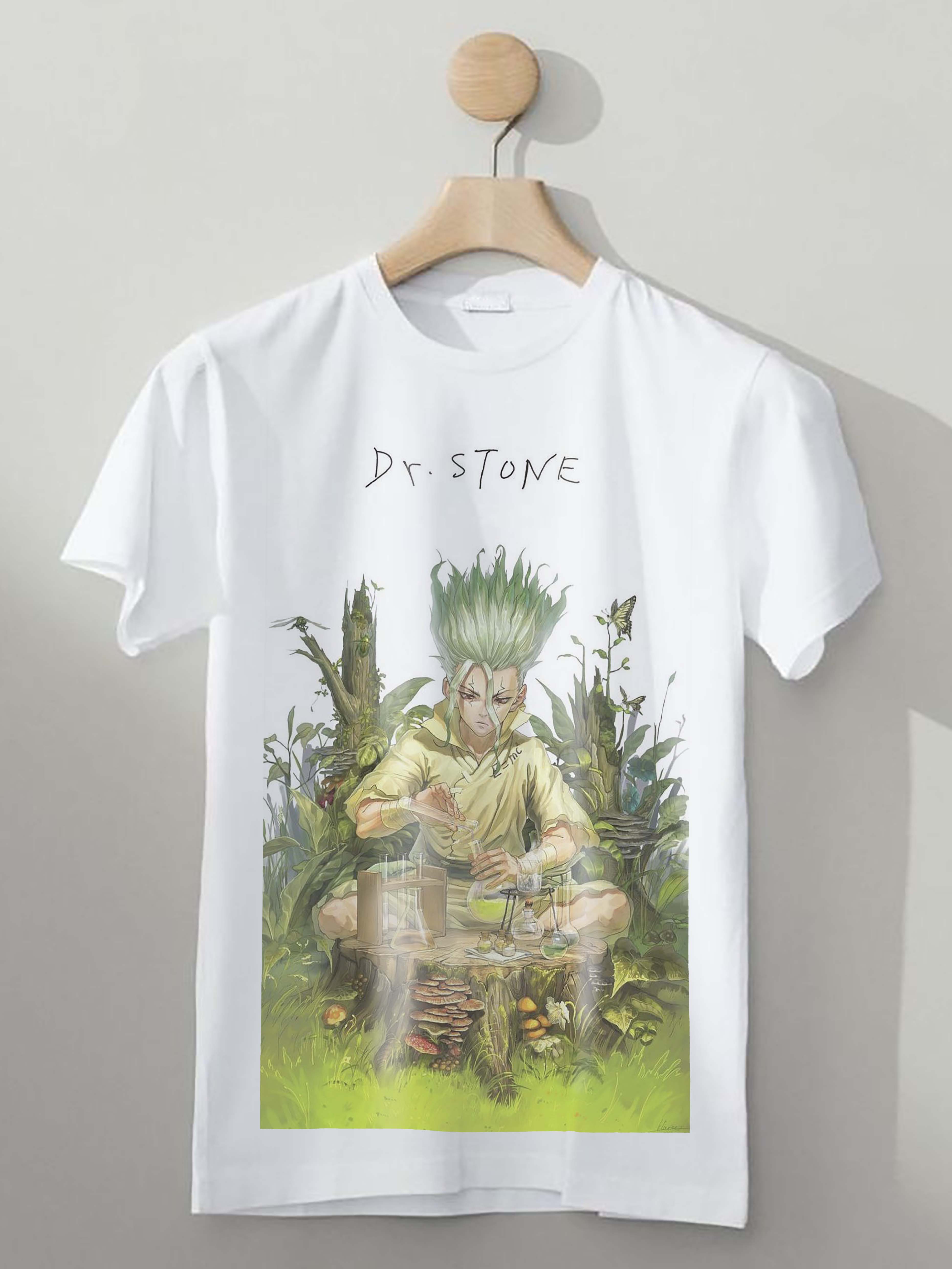 Футболка Аниме Доктор Стоун Dr. Stone wood poster купить быстро в Украине с  доставкой - интернет магазин Принт Приниматель