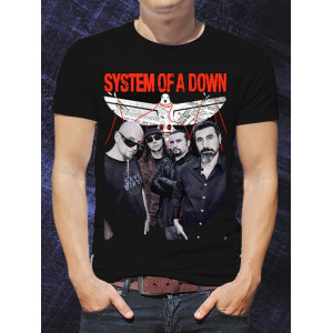 Чоловіча футболка System of a Down Band Assembled