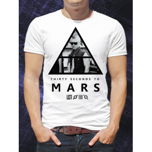 Мужская футболка Thirty seconds to Mars poster