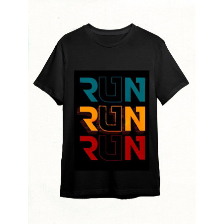 Мужская футболка Run Run Run из хлопка