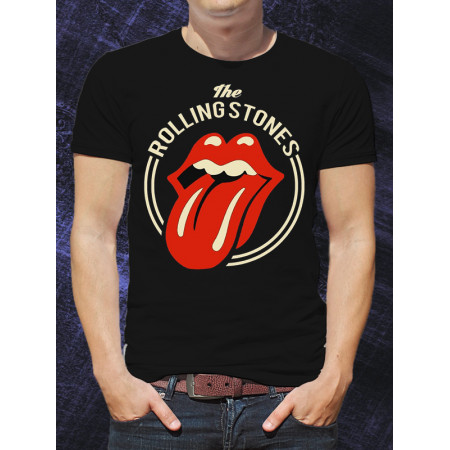 Мужская футболка Rolling Stones Big Logo из хлопка