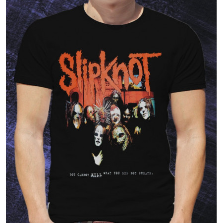 Мужская футболка Slipknot Band Assembled из хлопка