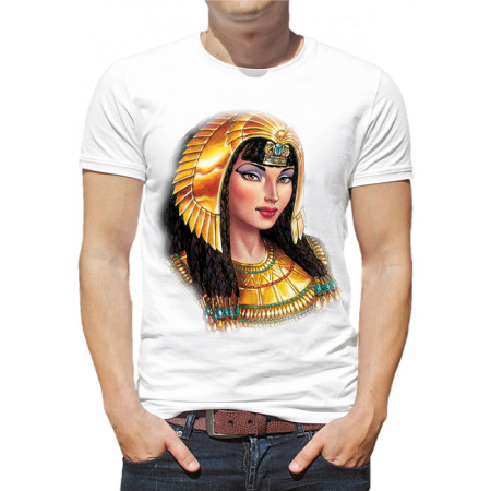 Мужская футболка Клеопатра Cleopatra watercolor image из хлопка