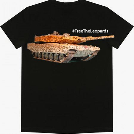 Футболка #FreeTheLeopards tank хлопковая