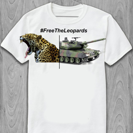 Футболка #FreeTheLeopards  хлопковая