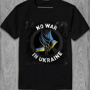 Футболка No war in Ukraine