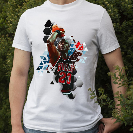 Мужская футболка Michael Jordan Graphic Art из хлопка