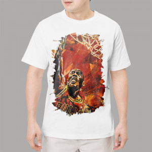 Мужская футболка Michael Jordan Fire Art