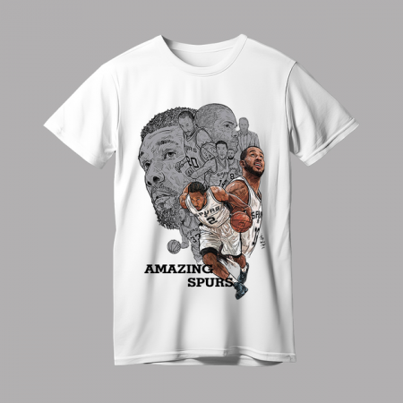 Мужская футболка Amazing Spurs из хлопка