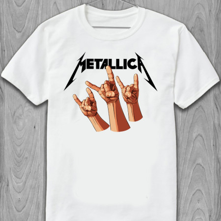 Футболка Metallica logo из хлопка