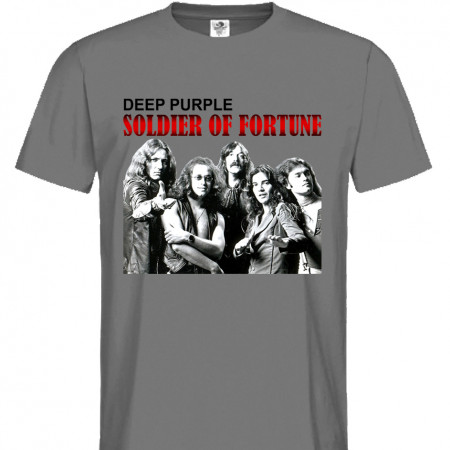 Футболка Deep Purple Soldier of fortune хлопковая