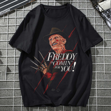 Футболка Freddy is coming for you art хлопковая