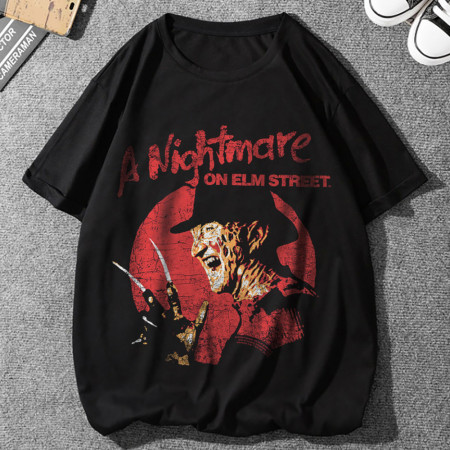 Футболка A Nightmare on Elm Street хлопковая