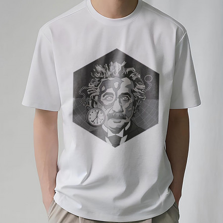 Футболка Albert Einstein art Portraits хлопковая