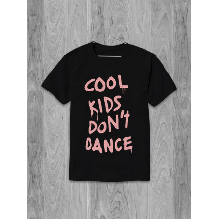 Футболка Cool kids don't dance хлопковая