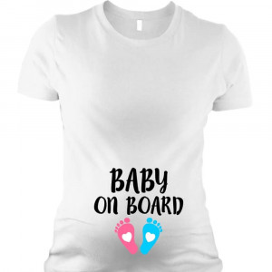 Футболка для вагітних Baby on board