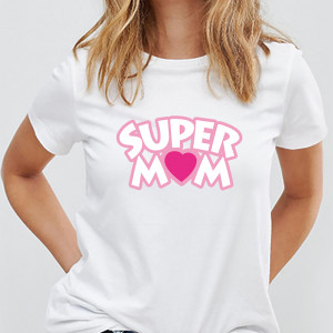 Женская футболка Super mom