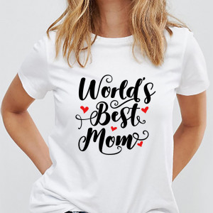 Женская футболка World's best mom