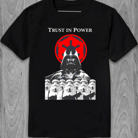 Футболка Trust in power хлопковая