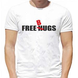 Футболка Free hugs - Free bugs 