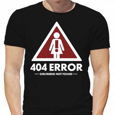 Мужская и женская футболка 404 Error хлопок