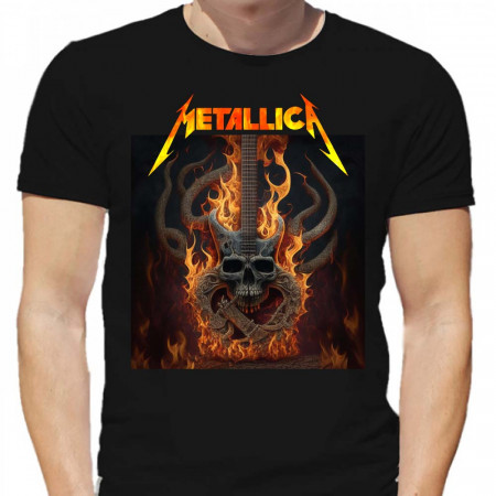 Футболка Metallica poster бавовна