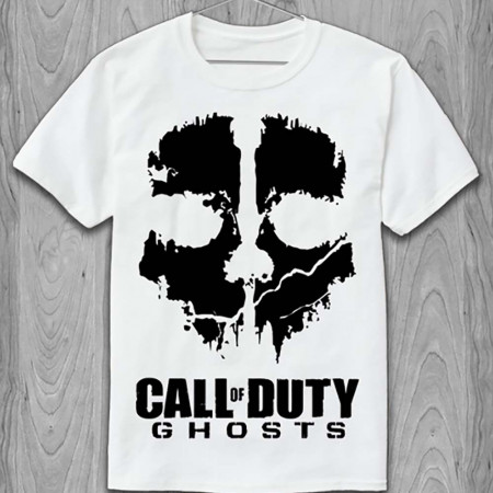 Футболка Call of Duty Ghost Skull Logo из хлопка