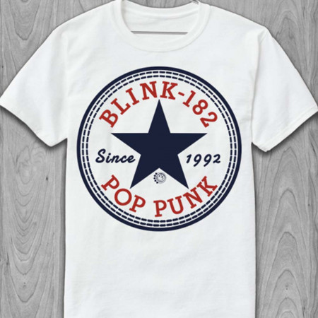 Футболка Blink-182 Pop Punk из хлопка