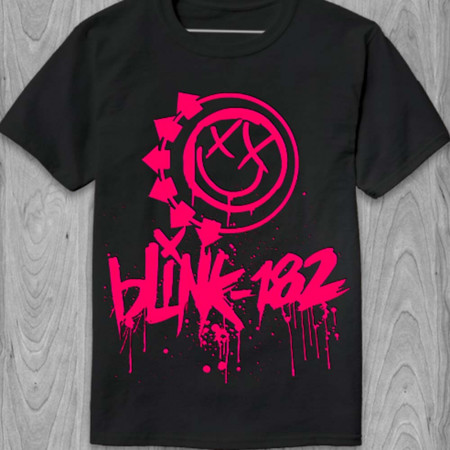 Футболка Blink-182 logo из хлопка