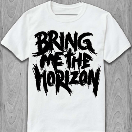 Футболка Bring Me the Horizon logo из хлопка