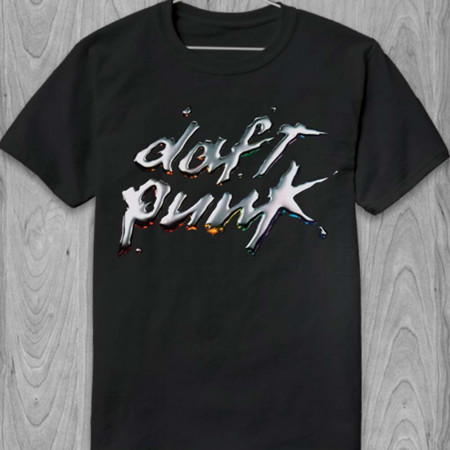 Футболка Daft Punk logo из хлопка