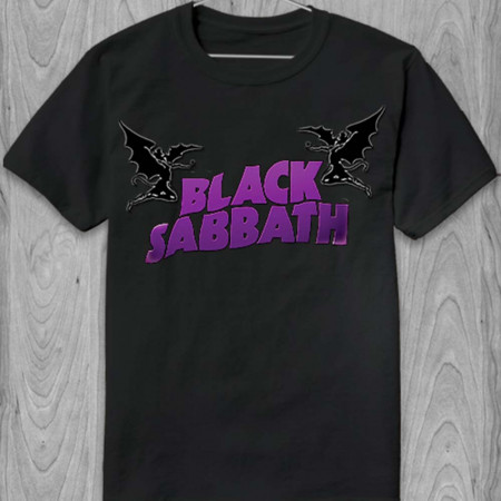 Футболка Black Sabbath logo из хлопка