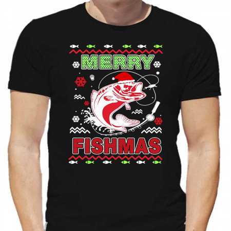 Футболка Merry Fishmas