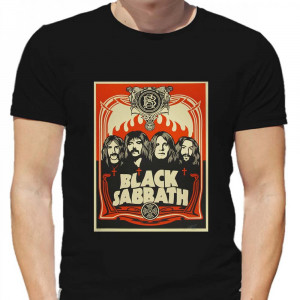 Футболка с участниками группы Black Sabbath