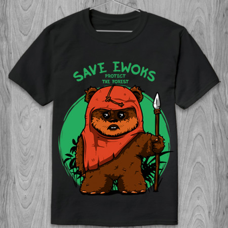 Футболка SAVE EWOKS PROTECT THE FOREST