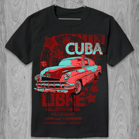 Футболка Cuba Libre (ретро авто)