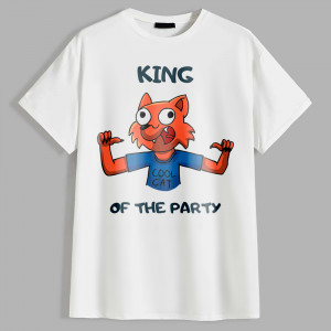 Футболка King of the party Cool cat