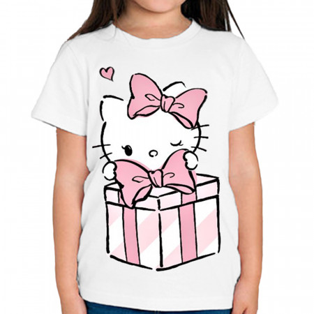 Дитяча футболка Hello kitty з подарунком