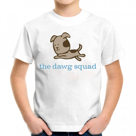 Детская футболка Собака the dawg squad