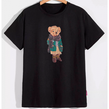 Футболка Polo Ralph Lauren: Polo bear в шарфе для осени