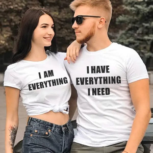 Парная футболка Everything I need