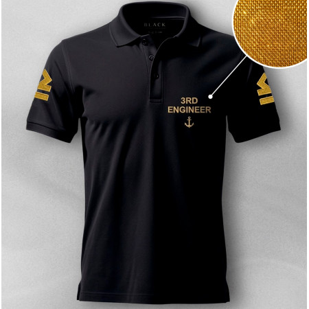Футболка-поло с вышивкой 3nd Engineer
