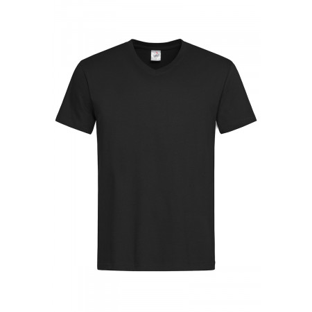 Футболка чистая ST2300 Classic V-neck Menиз хлопка