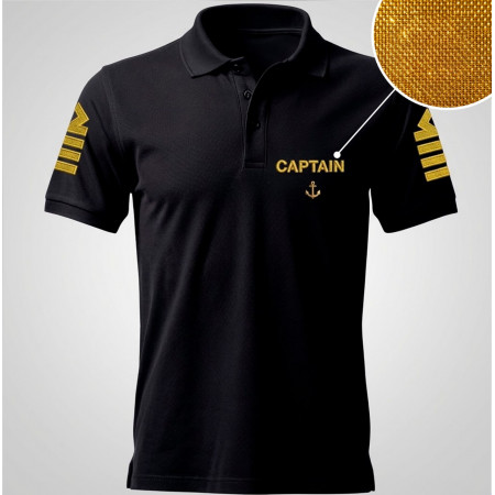 Футболка-поло з вишивкою Captain