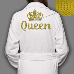 Халат з вишивкою Queen
