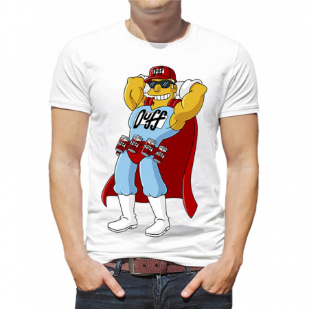 Мужская футболка "Симпсоны Duff man" из хлопка