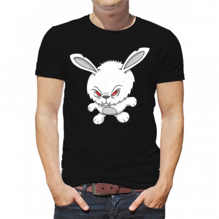 Мужская футболка Vampire bunny rabbit из хлопка