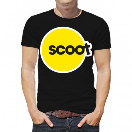 Мужская футболка Scoot (самокат) из хлопка