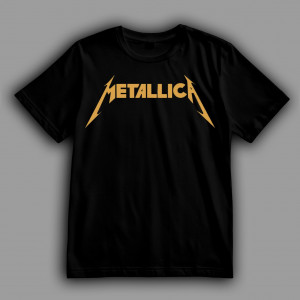 Мужская футболка "Metallica" надпись