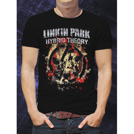 Мужская футболка Linkin Park Hybrid Theory из хлопка